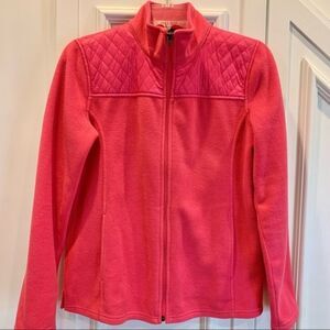 Talbots Pink Fleece‎ Zip-up Jacket S